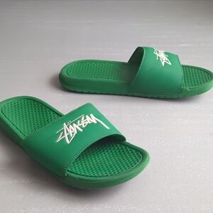 stussy green slides
